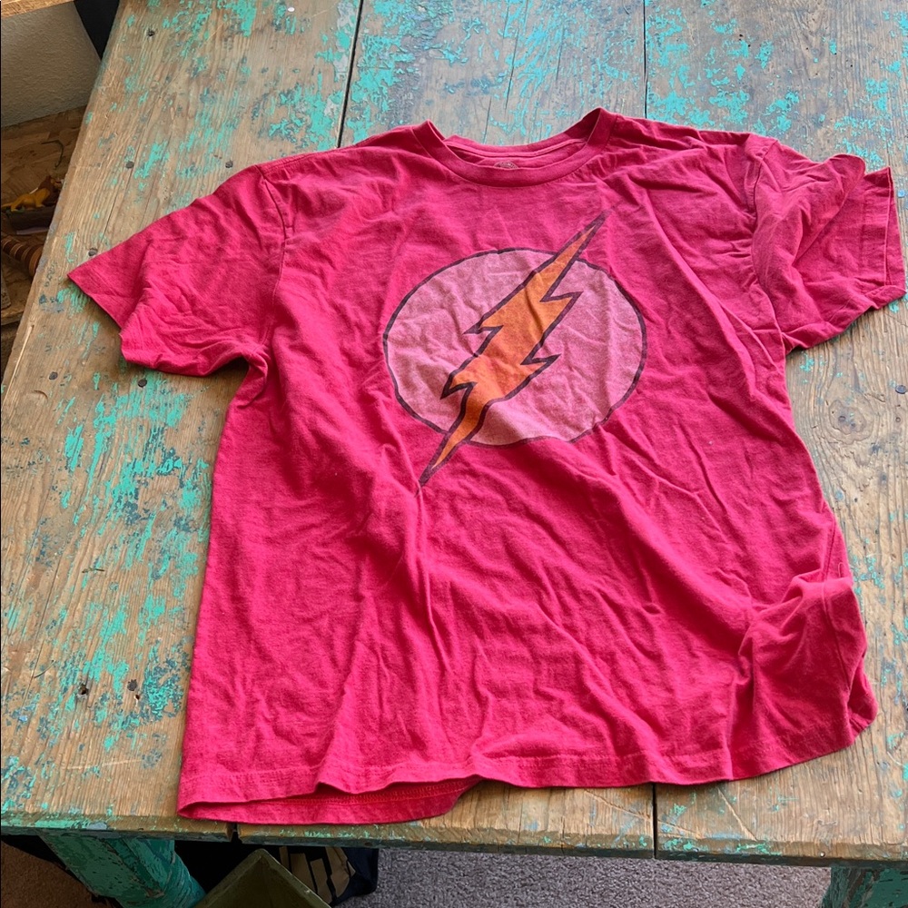 Red Lightning Bolt Kids T-Shirt